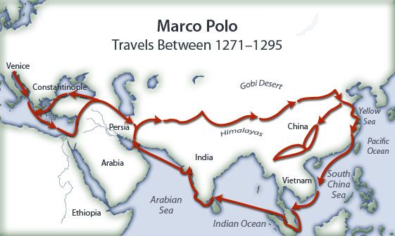 Marco Polo and the journey of currency