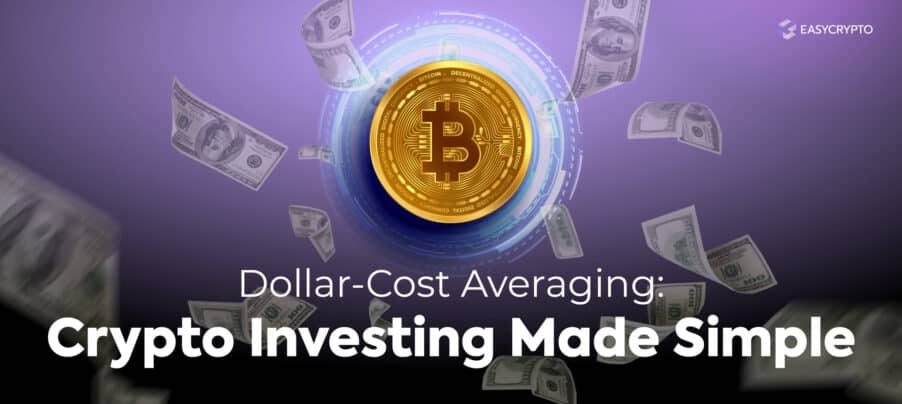 Illustration for dollar cost averaging crypto Illustration for dollar cost averaging crypto