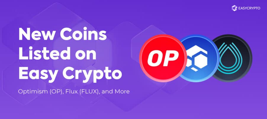Cover - New Listings October 2022 New Crypto Listed on Easy Crypto