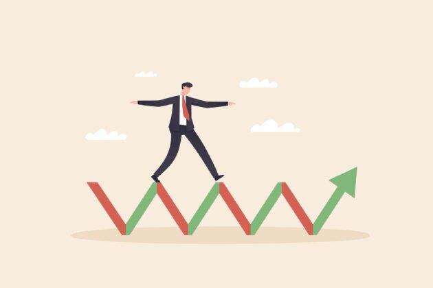 Illustration of crypto volatility Illustration of crypto volatility