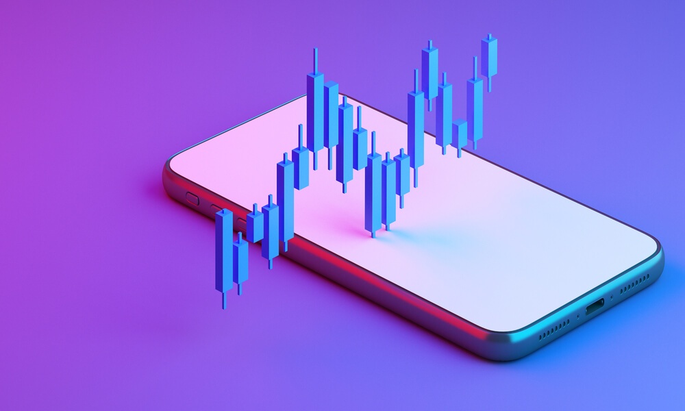Crypto market chart to illustrate volatility