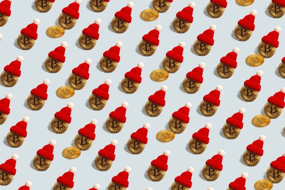 Bitcoin BTC christmas pattern