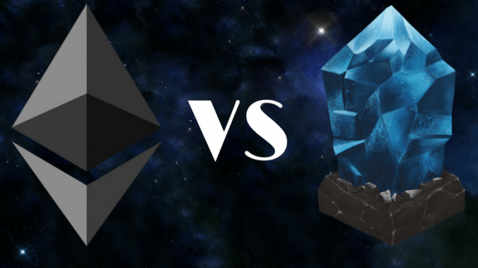 lisk vs ethereum logo