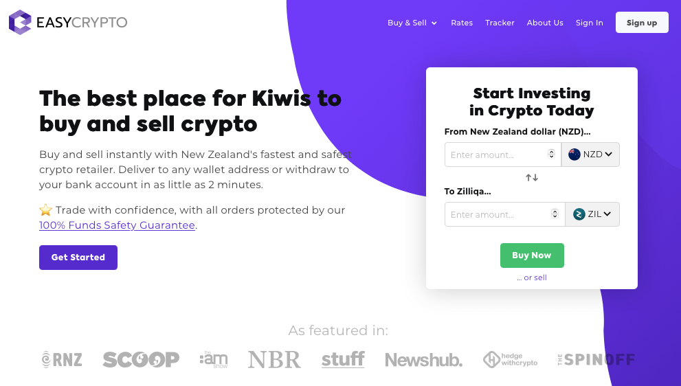 Screenshot of Easy Crypto