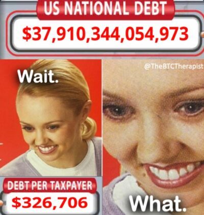 US National debt illustration