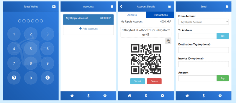 toast-wallet-xrp-mobile-pages-screenshot