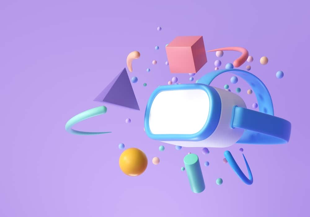 Metaverse 3d illustration.