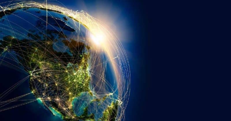 bitcoin blockchain network around the world