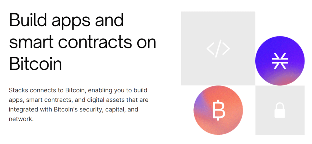 Build Stacks apps on Bitcoin.