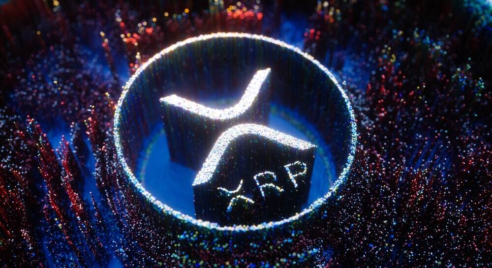 Ripple XRP logo.