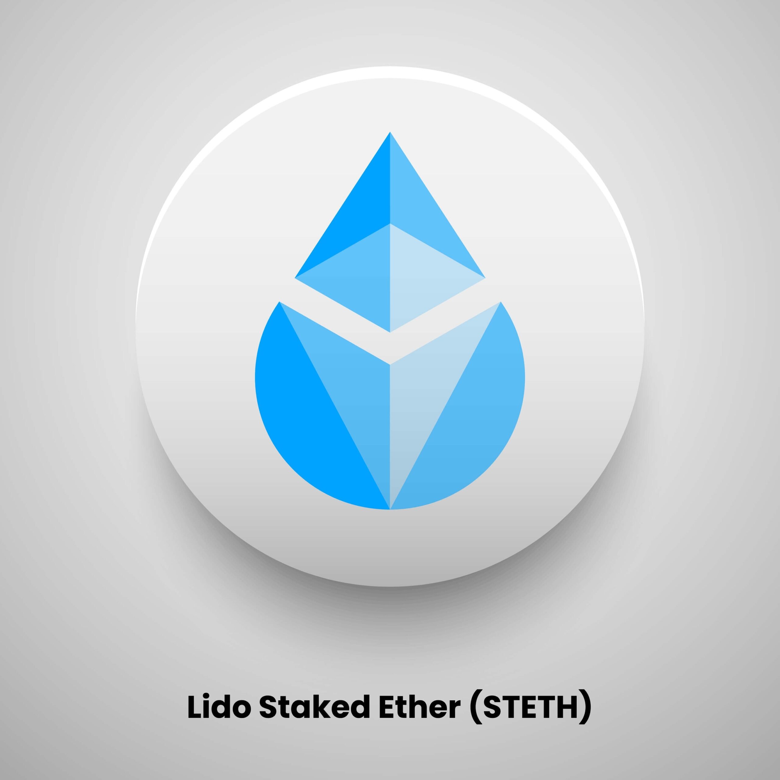 Illustration of Staked ETH Tokens (STETH).