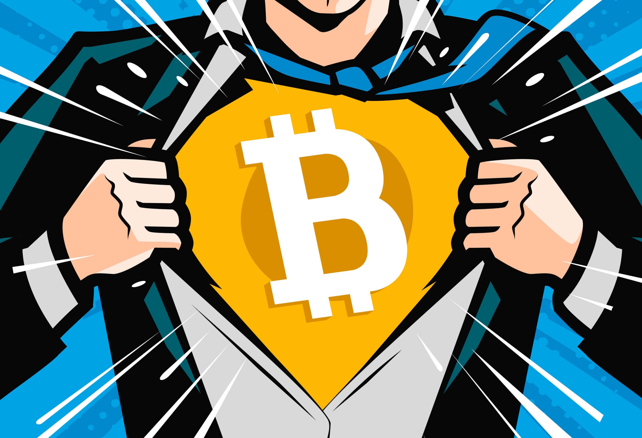 Bitcoin superhero satoshi nakamoto