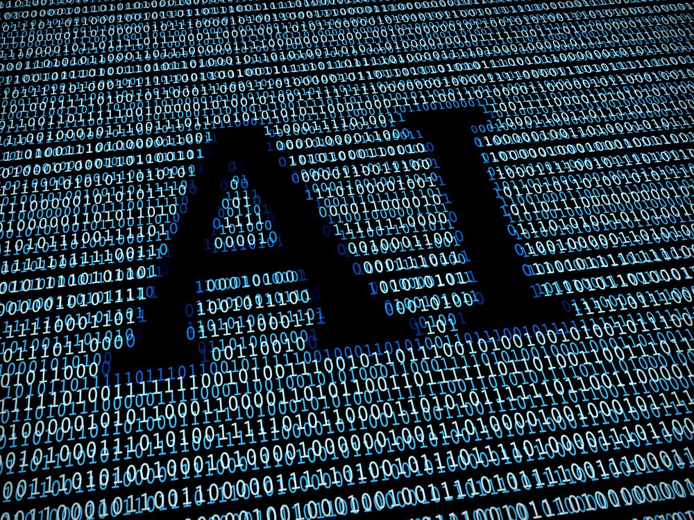  Illustration of the letters AI