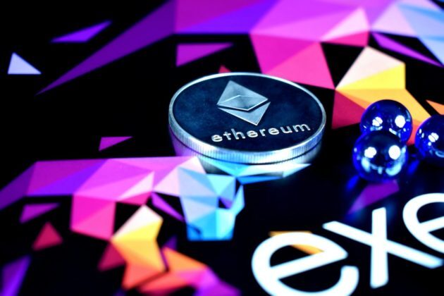 ethereum-eth-portrayed-as-coin Ethereum (ETH) is portrayed as physical coin