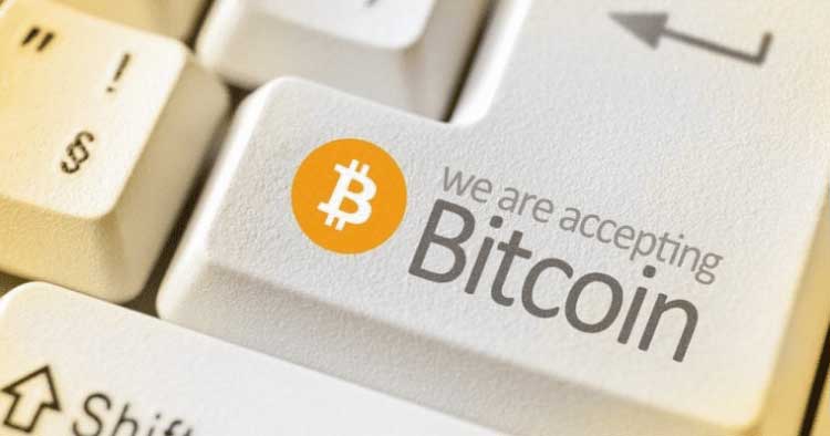 illustration-sign-business-is-accepting-bitcoin-transactions An illustration or a sign that tells a business is accepting Bitcoin transactions as a form of payment
