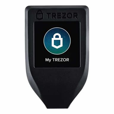 Trezor crypto wallet model T