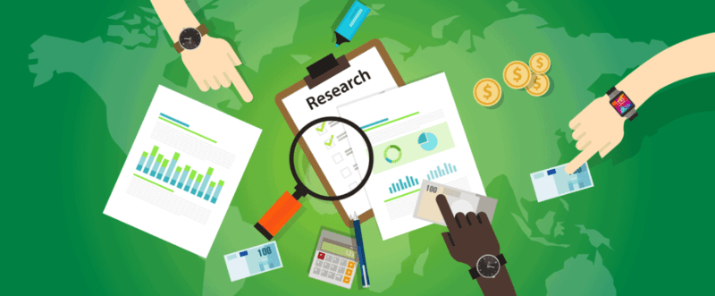 peoples are trying to research the cryptocurrencies market with background green world