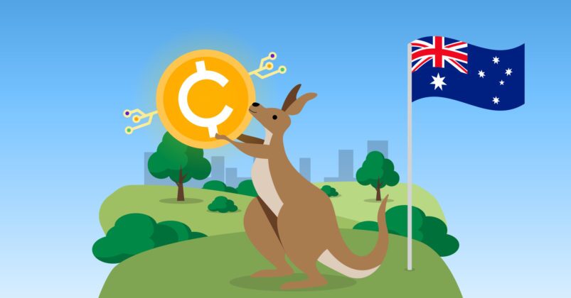 Illustration of a Kangaroo holding a crypto coin to illustrate the topic of why we should have cryptocurrency in Australia Illustration of a Kangaroo holding a crypto coin to illustrate the topic of why we should have cryptocurrency in Australia