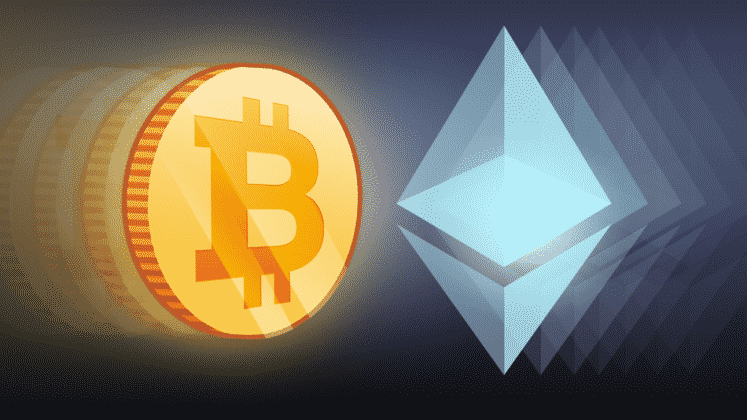 bitcoin and ethereum logo