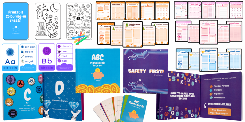 hays.featuredimage Screenshot showcasing a collage of book content for little HODLERs.