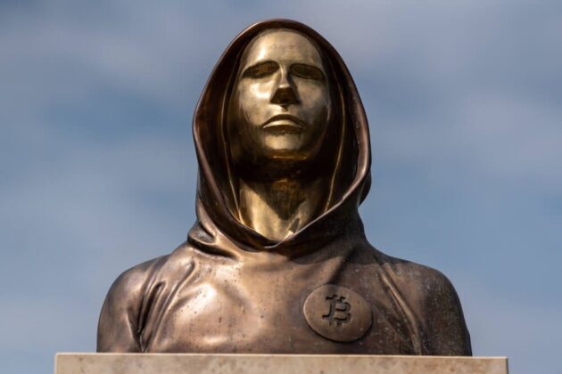 satoshi nakamoto statue photograph satoshi nakamoto statue photograph