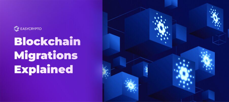 Blockchain migrations explained blog cover Blockchain migrations explained blog cover