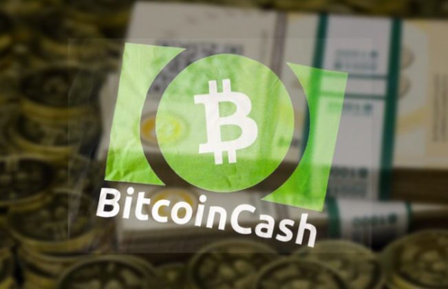 bitcoin-cash-logo-gold-coins-background The logo of Bitcoin Cash transparent to gold coins background
