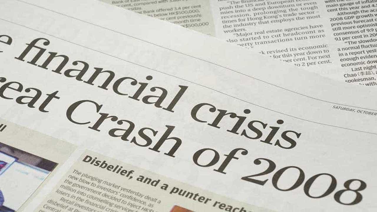 The headline of financial crisis in 2008