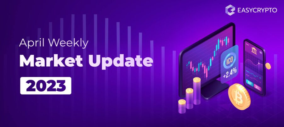 April Weekly Market Update 2023 Blog cover illustration for weekly market update.