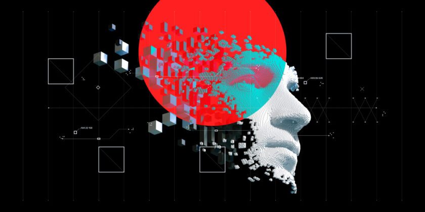 Illustration of an AI Illustration of an AI