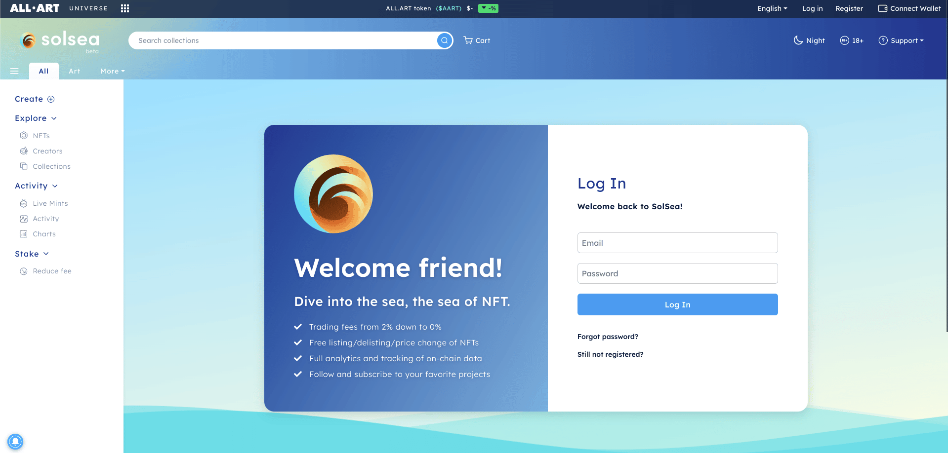 SolSea Landing Page