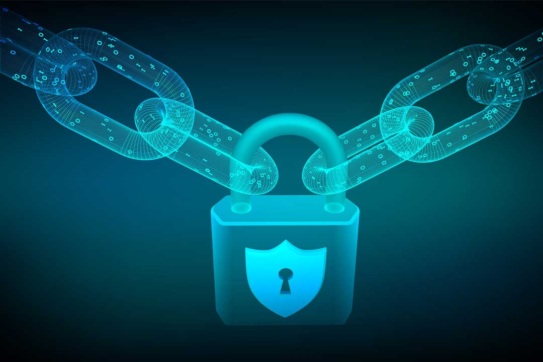 The illustration of how blockchain technology offers advanced security system