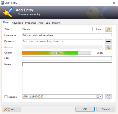 kee-pass-add-entry-interface