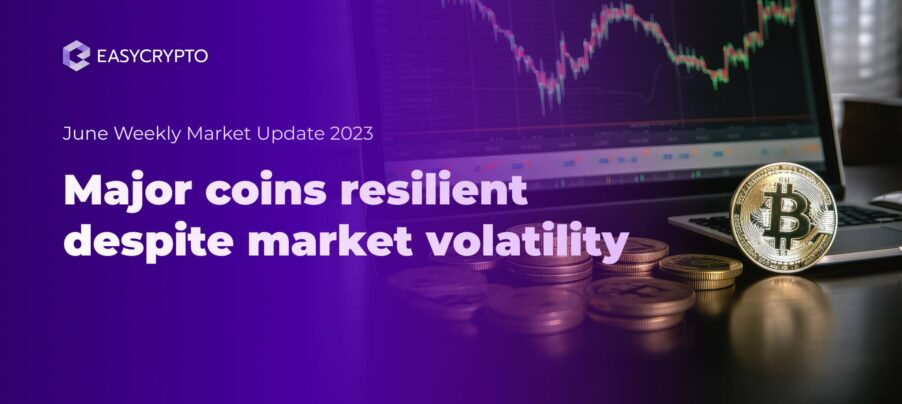 June Weekly Market Update Major coins resilient despite market volatility June Weekly Market Update Major coins resilient despite market volatility