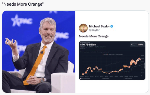 Michael Saylor tweet